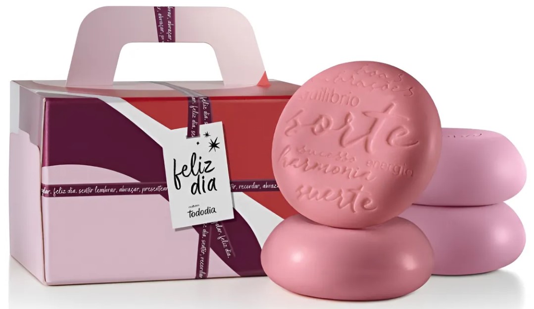 Natura Tododia Sabonete Em Barra - Kit com 4 - 90 g cada